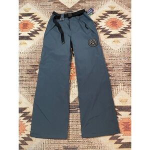 Dope Snow Blizzard W FW25 Snowboard Pants Blue Grey Womens 2XS New With Tags